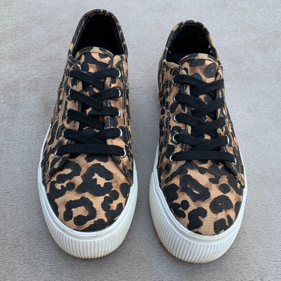 Steve Madden Emmi Women's Leopard Print Platform Sneakers Sz 8.5 - Picture 3 of 15
